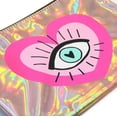 thumbnail image 5 of Pen+Gear Metallic Icon Pencil Pouch with Bold Heart and Eye Design and Silver Zip, 5 of 5