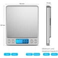 thumbnail image 5 of Digital Kitchen Scale, Healwe 500g/0.01g Small Jewelry Scale, 5 of 5