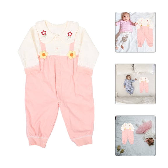 Luxshiny Vintage Style Baby Jumpsuits Cotton Multi 1-Pack for Autumn and Everyday Casual Wear