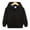 Black, variant on Cethrio Boys Hoodies, Long Sleeve Pullover Casual Fall Tops Boys Sweatshirts Blue Size 10-12