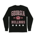 thumbnail image 5 of Women's Gameday Couture Black Georgia Bulldogs Oversized Everyday Star Long Sleeve T-Shirt, 5 of 5
