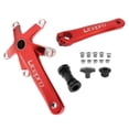 thumbnail image 2 of de brazos de de 170 mm 130BCD con kit de soporte inferior y pernos de rueda de cadena para de carretera BMX, bi - Rojo DYNWAVEMX Brazo de manivela de bicicleta plegable, 2 of 8