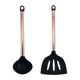 thumbnail image 1 of Juego de 2 utensilios de cocina de silicona antiadherente, resistente al calor y sin BPA., 1 of 5