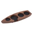 thumbnail image 1 of Forme du Bateau Porte-Tampon Café Noyer Bois Distributeur de Café Station pour Café Tapis de Manipulation Stand Station de Manipulation Base Presser Poudre Stable, 1 of 8