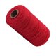 thumbnail image 3 of Cuerda de algodón hecha a mano, 3 mm de diámetro, de un solo color, tejidas para manualidades, cuerdas de 100 m, rojo 1 Rollo Scienceny HA5320-02B, 3 of 6