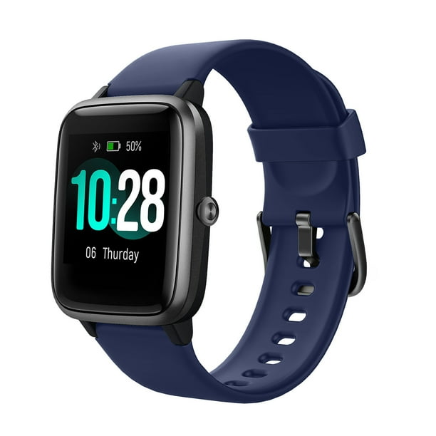 Move VeryFitPro Smart Watch IP68 Waterproof Fitness Tracker Heart Rate Monitor Step Counter ID205L Black Walmart