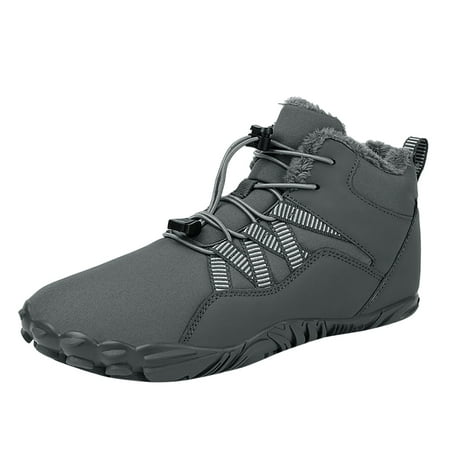 

Heel Boots for Women Outdoor Solid Versatile New Women Snow Boots Winter Plush Thickened Water Proof Non Slip Durable and Warm Couple Cotton Shoes Ankle Strap Womens Fall Boots Tall