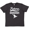 thumbnail image 3 of Inktastic Future Snowboarder Boys Snowboarding Youth T-Shirt, 3 of 5