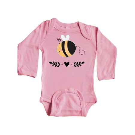 

Inktastic Honey Bee Gifts Beekeeper Gift Baby Girl Long Sleeve Bodysuit