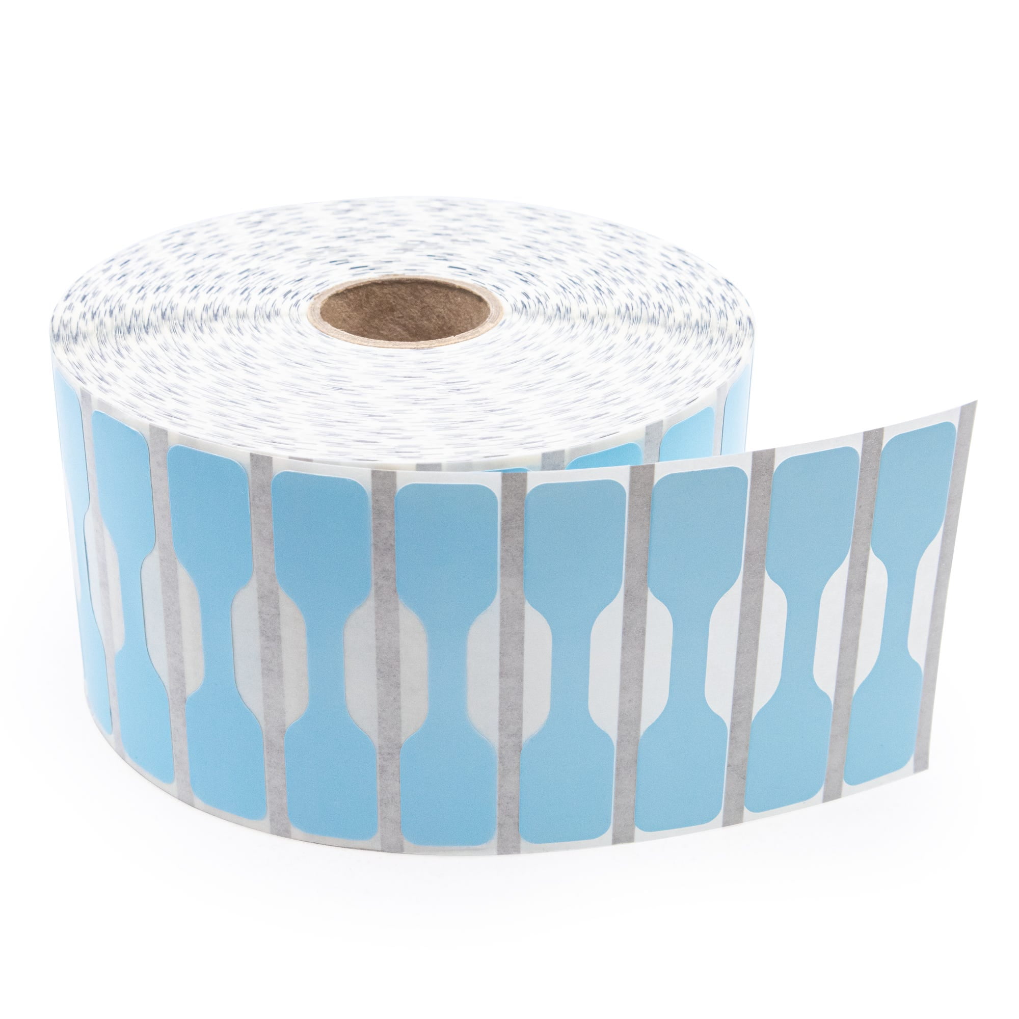 Zebra Blue Jewelry/Barbell Labels 2.2" x 0.5" (LV-10010064B)