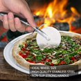 thumbnail image 3 of Cortador de pizza ZHAOCHENG acero inoxidable mango ergonómico de nailon, 3 of 5