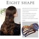 thumbnail image 4 of pinzas para el cabello gruesas para mujeres, pinzas para el cabello para niñas, pinzas para el cabello, pinzas para el cabello antideslizantes para mujeres (3 piezas), 4 of 4