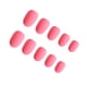 thumbnail image 2 of Qarigey 24 piezas de prensa mate de cabeza redonda pequeña en las uñas DIY uñas acrílicas artificiales Juegos de manicura 10 rosa, 2 of 4