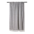 thumbnail image 2 of Gray X-Diamond Cotton Geometric Throw 50x60, 2 of 3