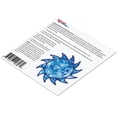 thumbnail image 2 of Sun Decal Blue Crystal Sticker Vinyl Rear Window Car Truck Laptop Sun Solar Wall Water and Fade Resistant 4 Inches, 2 of 4