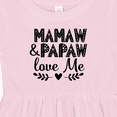 thumbnail image 4 of Inktastic Mamaw and Papaw Love Me Grandchild Girls Baby Dress, 4 of 5