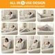 thumbnail image 2 of Juego de almohadas con forma de cuña Ruqmuis, cama ortopédica para dormir, 4 unidades, 2 of 7