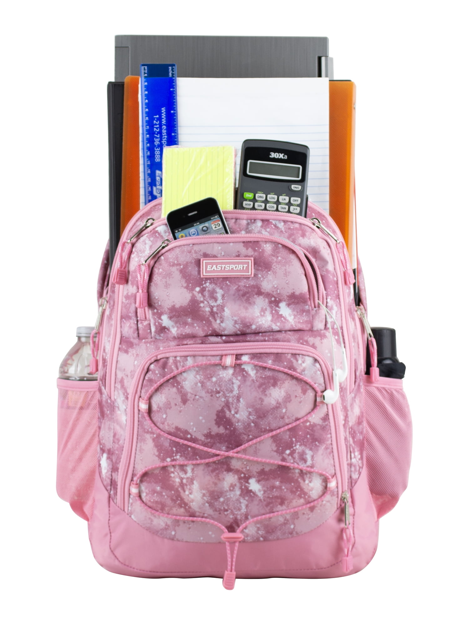 Eastsport Unisex Surge Sport Backpack, Light Pink Galaxy
