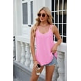 thumbnail image 6 of Walma90s Women Eyelet Embroidery Tank Tops Summer Casual Crew Neck Sleeveless Camisole Shirts, 6 of 9
