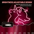thumbnail image 4 of UPONRAY Unicorn Neon Signs, 14.2"*12.3" Dimmable & USB-Powered LED Neon Light, Stylish Wall Decor for Bedroom, Party, Game Room, Baby Room, Bar, 4 of 11
