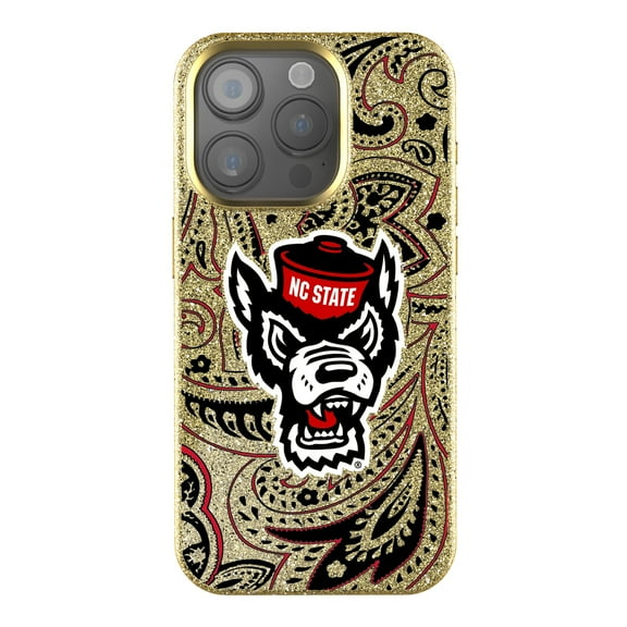 Keyscaper NC State Wolfpack Paisley Bling iPhone Case