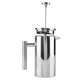 thumbnail image 5 of Máquina de prensa francesa plateada antiacabado duradera cafetera aislamiento de acero inoxidable para el hogar para cafetería ANGGREK  Otros, 5 of 8