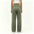thumbnail image 3 of Asgosdo Sweatpants for Women Wide Leg Baggy Fleece Lined Drawstring High Waisted Casual Workout Pants Fall Lounge Pants with Pockets, 3 of 8