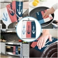 thumbnail image 4 of Kitchen for Utensils Towel Cleaning Household Tableware Cloth Dish Towel Hand Kitchen Microfiber Anchor Sea Splice, 4 of 6