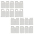 thumbnail image 7 of FUEENIRVA Portable Beverage Bag Plastic Retail Bags Transparent 100pcs, 7 of 7