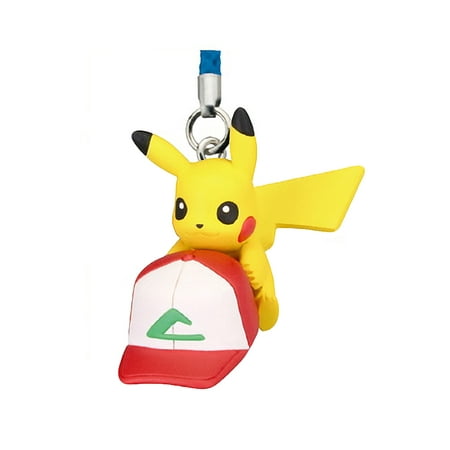 Pokemon the Movie: I Choose You! Netsuke Mascot Kanto Hat Pikachu Trading