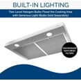 thumbnail image 3 of Broan-NuTone 3.25" x 10" Duct Exhaust Fan, 2-Speed for Kitchen - White, 3 of 6