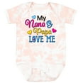 thumbnail image 3 of Inktastic My Nana and Papa Love Me with Hearts Boys or Girls Baby Bodysuit, 3 of 5