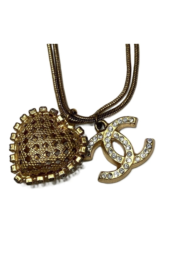 Pre-Owned Chanel bracelet, accessory. Total weight 11.1g, 20cm, alloy with rhinestones.