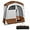 Coffe, variant on VibrantEcho 2 Room Shower Tent, Portable Camping Changing Tent with Floor Drain,Detachable Rain Fly, Stakes & Ropes, UV Protection, Water Resistant Privacy Tent for Outdoor Toilet, Dressing (Coffe)