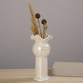 thumbnail image 2 of GROWTH TANK Nordic Simple Ceramic Vase Bud Pot Tabletop Hydroponic Plant Holder Flower Vase A, 2 of 8