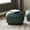 Green, variant on 23" Wide Faux Leather Upholstered Ottoman Set of 2, Mid-Century Modern Living Room Footrest with Soft Padded Seat, Footstool for Bedroom, Entryway or Living Room, Green