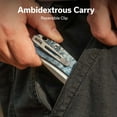 thumbnail image 6 of CIVIVI Elementum Slip Joint Pocket Knife, Folding Knife with 2.96" Swedish 14C28N Blade Resin Handle C18062AJ-4, 6 of 8