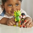 thumbnail image 4 of Marvel Spidey and His Amazing Friends Dino-Webs, Miles "Spin" Morales & Marvel's Electrosaurus Action Figures, 4 of 6