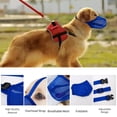thumbnail image 2 of Minzimin Dog Muzzle, Soft Mesh Covered Muzzles for Small, Medium, Large and X-Large Dogs, Muzzle with Adjustable Straps, Prevent Barking, Biting, and Accidental Ingestion, 2 of 6