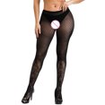 thumbnail image 4 of Intimates Womens High Waisted Fishnet Tights Mesh Fishnet Stockings, 4 of 8