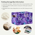 thumbnail image 5 of Coolnut Butterflies Print Foldable Canvas Storage Bin, Sturdy Fabric Storage Basket with Handles, Storage Cube Box for Organizing Shelf Nursery Toy Closet 1PCS#29 Home Decor, 5 of 7