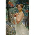 thumbnail image 3 of Jacek Malczewski 11x14 Black Modern Framed Museum Art Print Titled - Portrait of a Woman Against a Rowanberry Grove (1917), 3 of 5