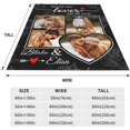 thumbnail image 6 of Custom Blanket with Picture Text Customized Photo Throw Blanket for Adult, Kids Personalized Family Photo Blanket for Mom, Dad, Grandma, Grandpa, Memorial Gifts for Christmas, Anniversary, Birthday, 6 of 6