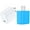 White+Blue, variant on Type C Charger Block 2 Pack, PD 20W USB C Wall Charger Fast Charging Power Station, Type C Charging Block USB C Brick Cube Power Adapter Compatible for iPhone Samsung Android, White+Purple