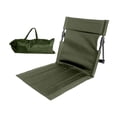 thumbnail image 1 of S SERENABLE Coussin de Siège Portable Oxford avec Sac de Transport pour Randonnée Concerts Randonnée Vert, 1 of 9