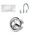 thumbnail image 1 of 36.75-in. W 3H8-in. Ceramic Top Set In White Color AI-24626, 1 of 1