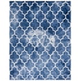 thumbnail image 3 of Safavieh Dip Dye Calanthe Geometric Wool Area Rug, Navy/Ivory, 9' x 12', 3 of 13
