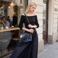 thumbnail image 5 of FORMRS Women Crossbody Purse with Chain Strap Vegan Leather Shoulder Handbag, Watercolor Galaxy, 5 of 7