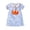 Blue, variant on Baby Girls Gingham Halloween Dress, Pumpkin Bow Embroidery Puff Short Sleeve A-Line Outfit for Fall Holiday Photo Daily Wear(Pink,18-24 Months)