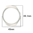 thumbnail image 3 of PC Material Hollow Protective Cover Compatible With Smartwatch 5 Bling Shiny Frame Guard Accessory, 3 of 4